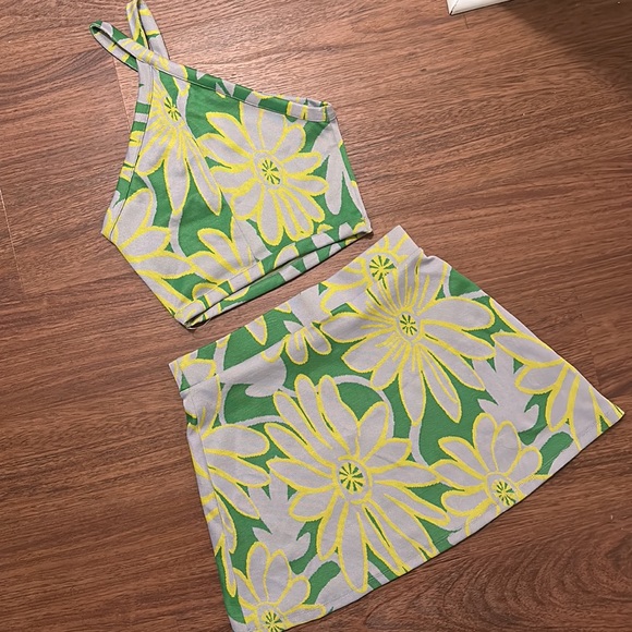Zara 70s Matching Set S top, M bottom - Picture 6 of 6